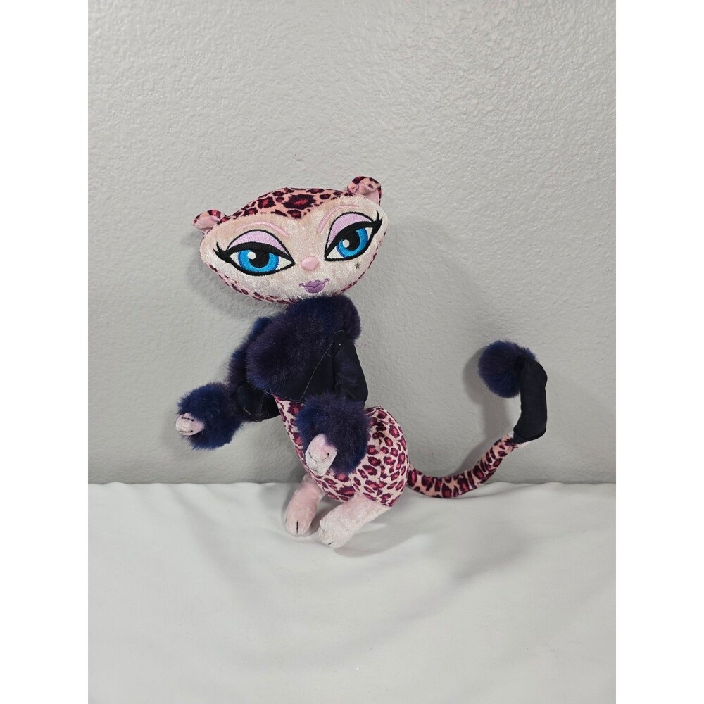 MGA Bratz Petz Catz Brigitte Poseable Plush Stuffed Cat w/ Accessories 2004 Y2K
